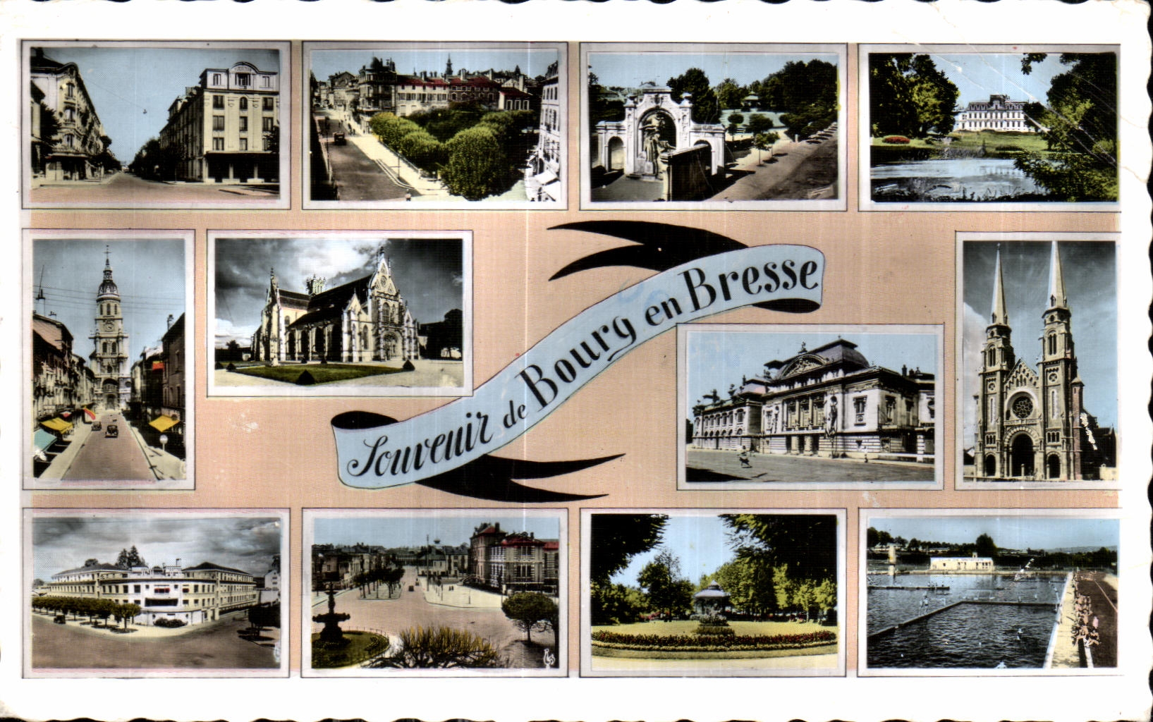 CPSM Souvenir of Borough in Bresse