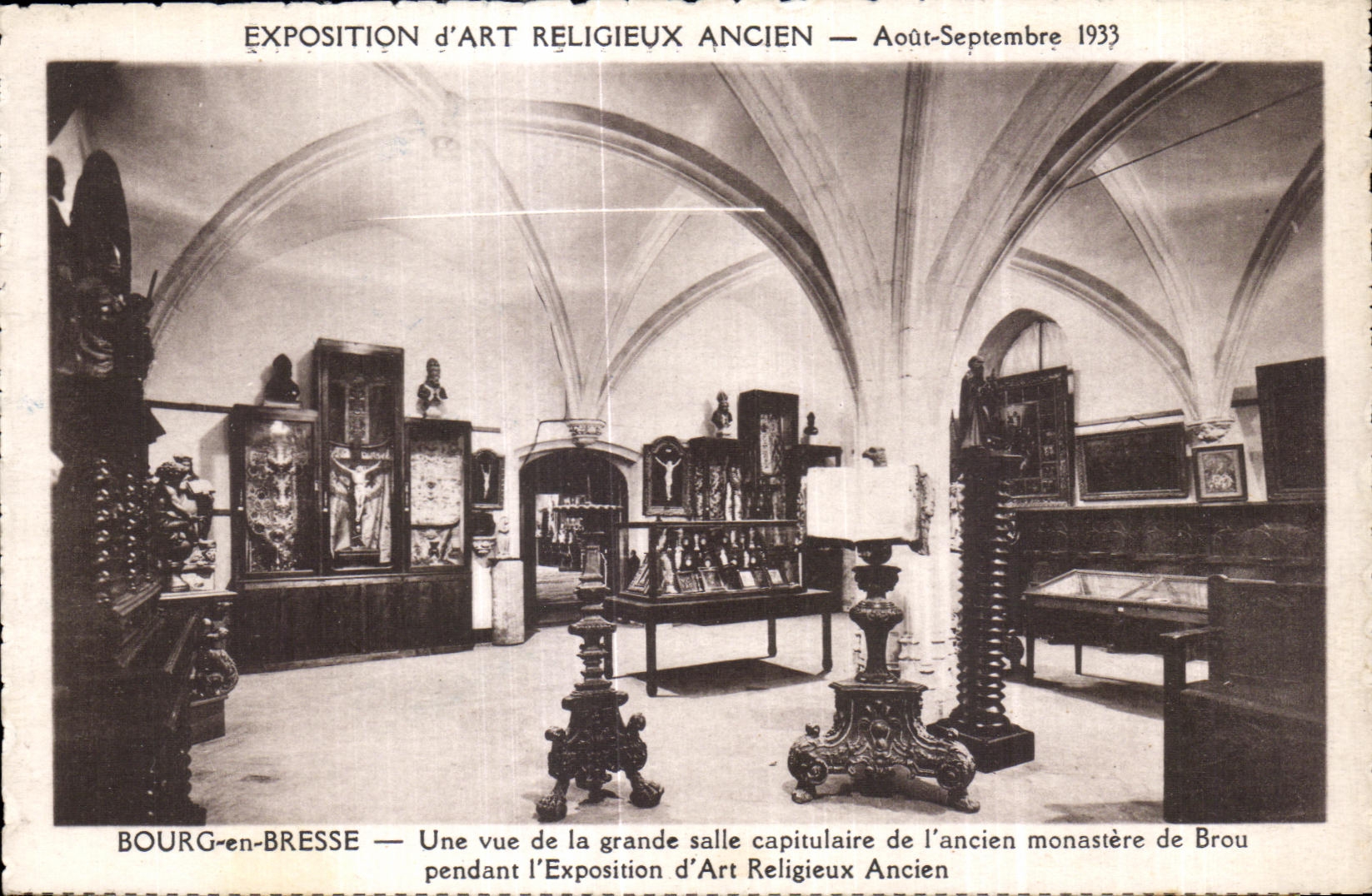 CPA Borough in Bresse Bressane Borough in Bresse a sight of large the chapter house of old monastery of Borough