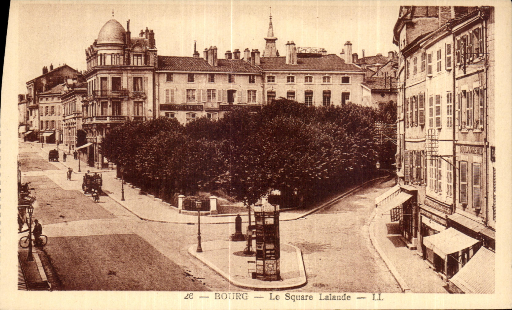 CPA Borough the Lalande public garden