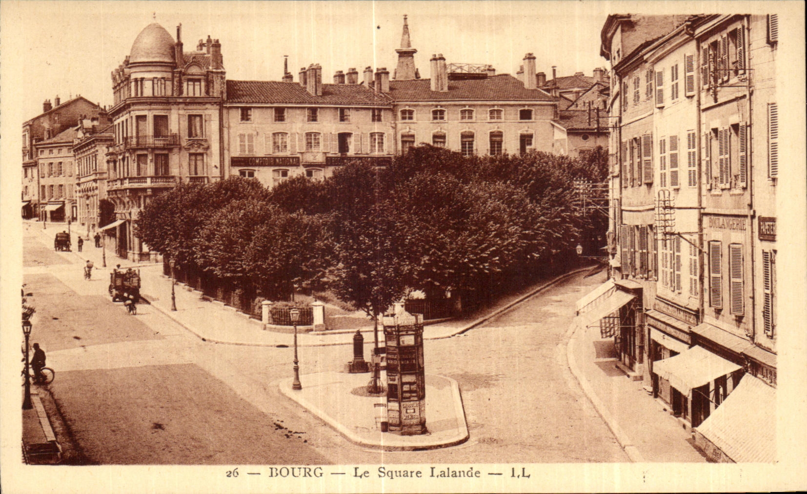 CPA Bourg Le Lalande public garden