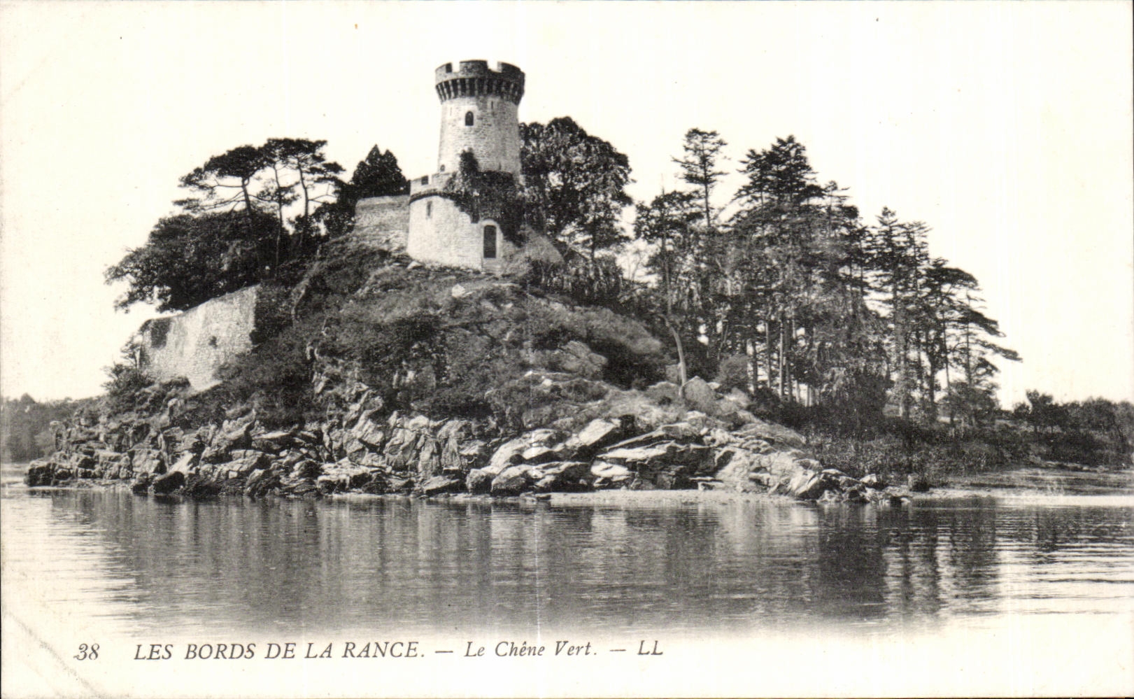 CPA Les Bords De La Rance La Chenc Vert