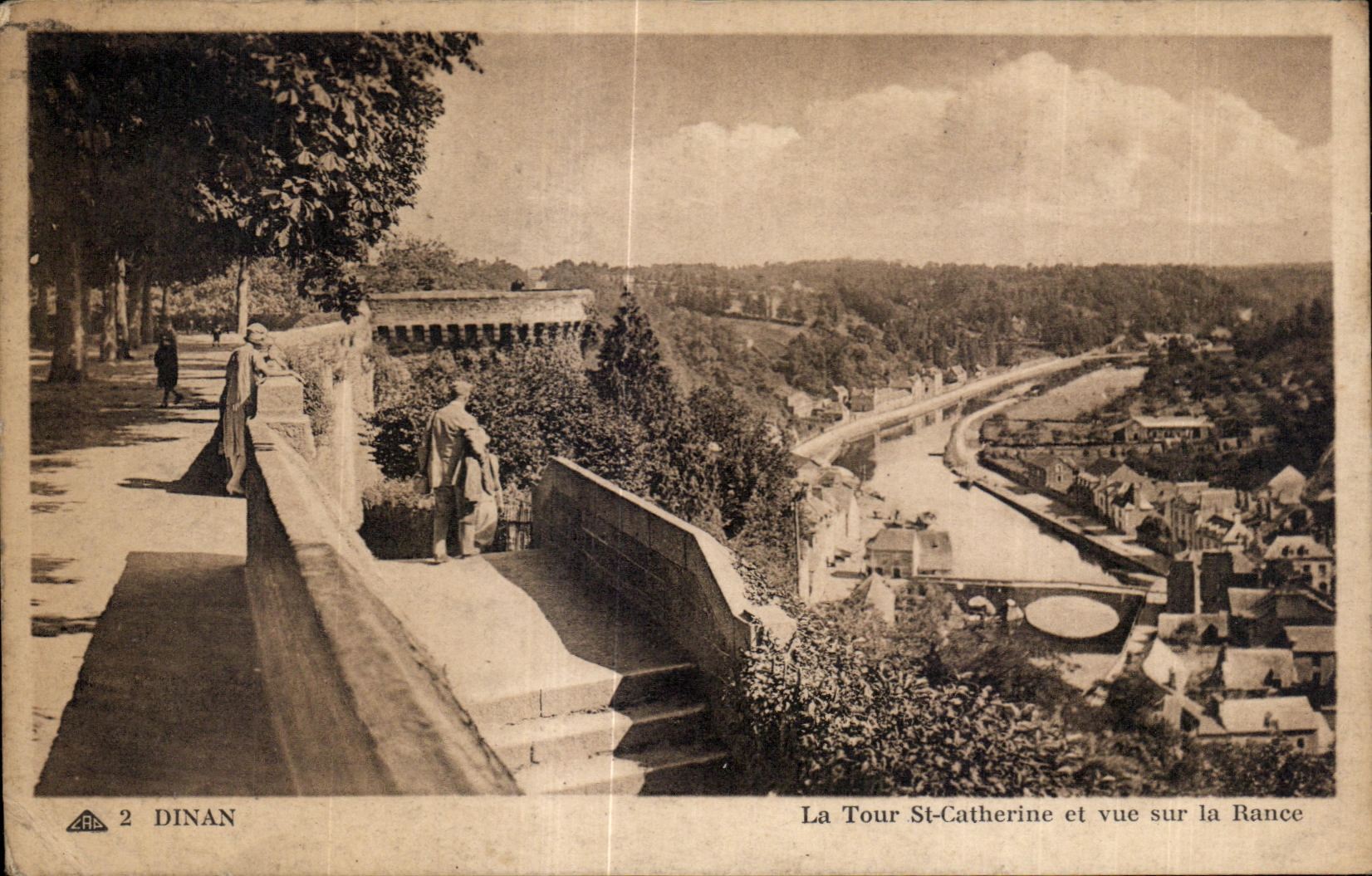 CPA Dinan the Tower St Catherine and sight on the Rancid one