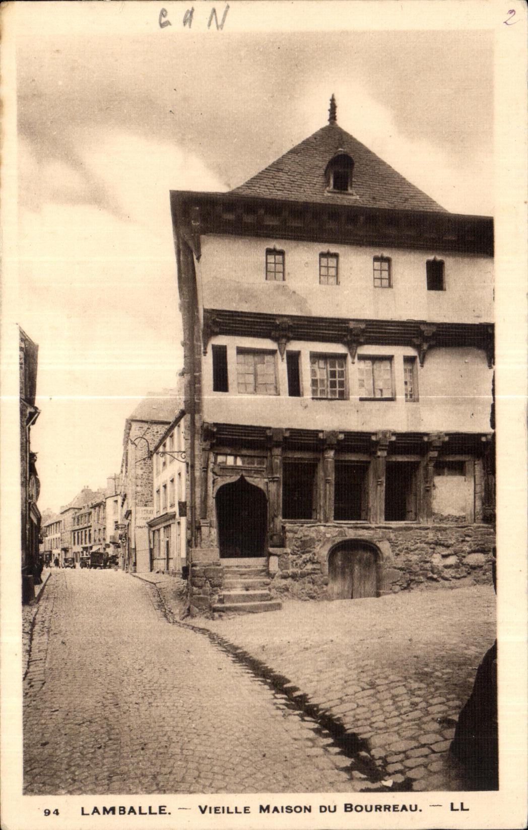 CPA Lamballe Old woman House Of the Torturer