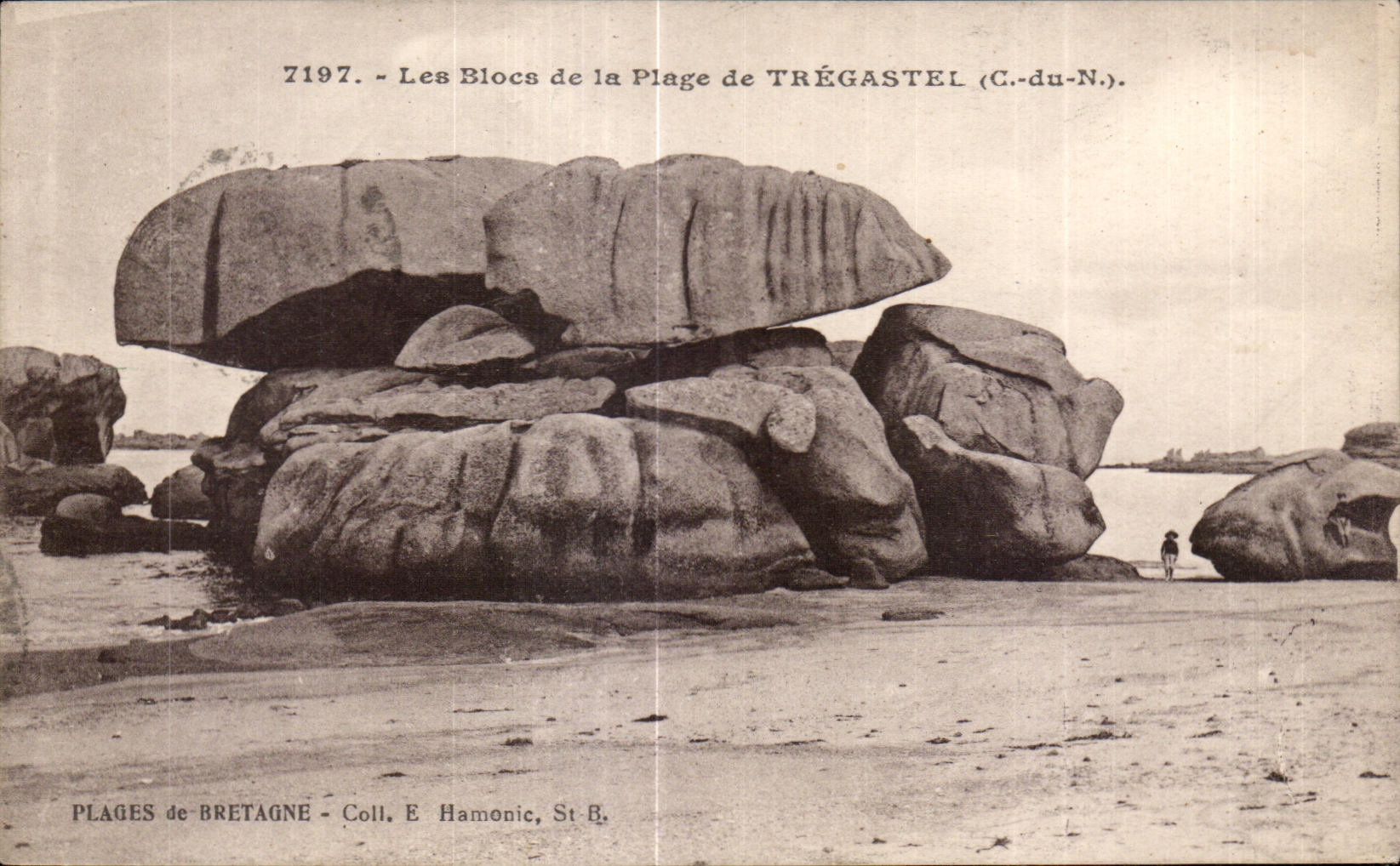 CPA Blocks of the Beach of Tregastel