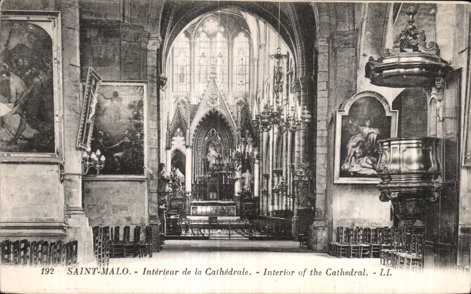 Santo Malo interior de CPA de la catedral interior de la catedral