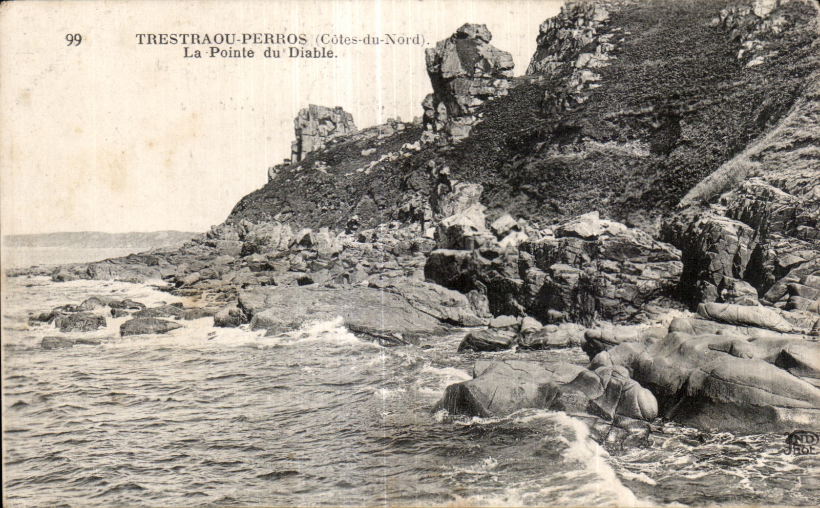 CPA Trestraou Perros the Point of the Devil