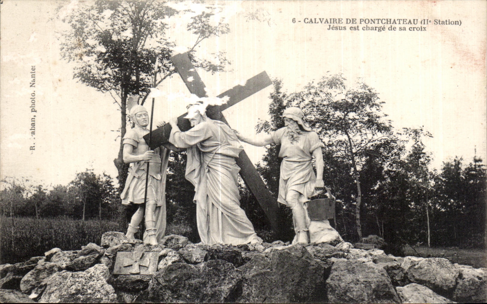 CPA Calvaire De Pontchateau Jeaus is load of its cross