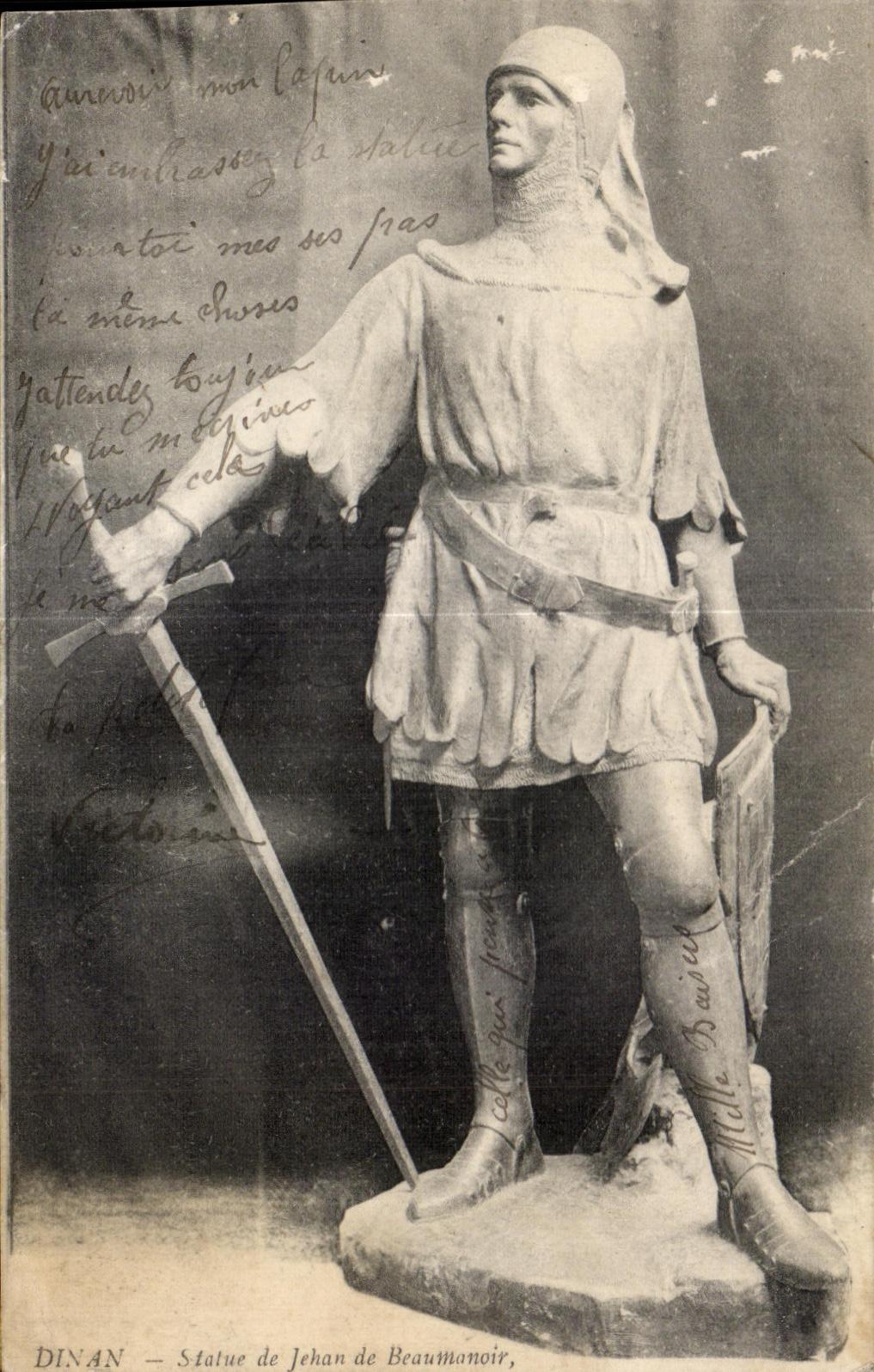 CPA Dinan Statue of Jehan de Beaumanoir