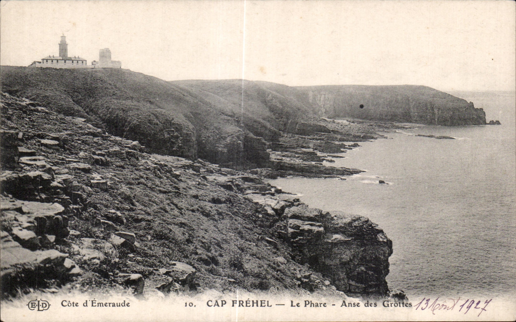 CPA Cape Frehel Le Lighthouse Handle of the Caves