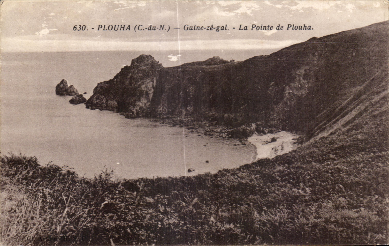 CPA Plouha Guine ze gal La Pointe de Plouha