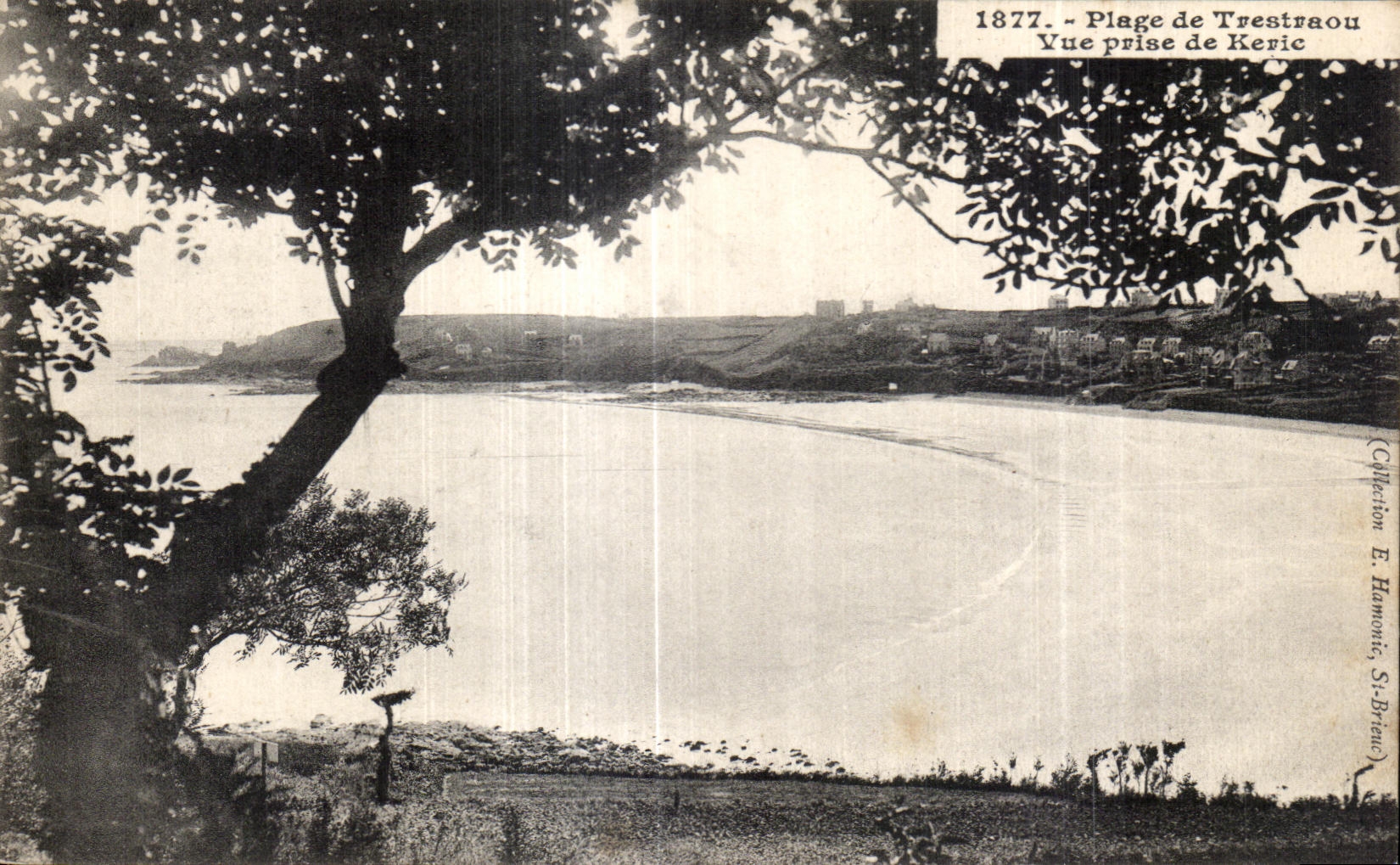 CPA Plage de Trestraou Vue Prise de Keric