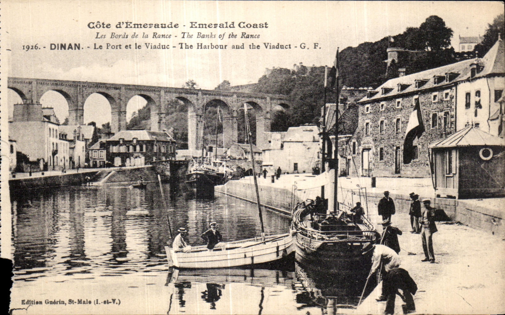 CPA Dinan the Port and Vidue The Harbor and the Viduct Dimensions Emerald Coast