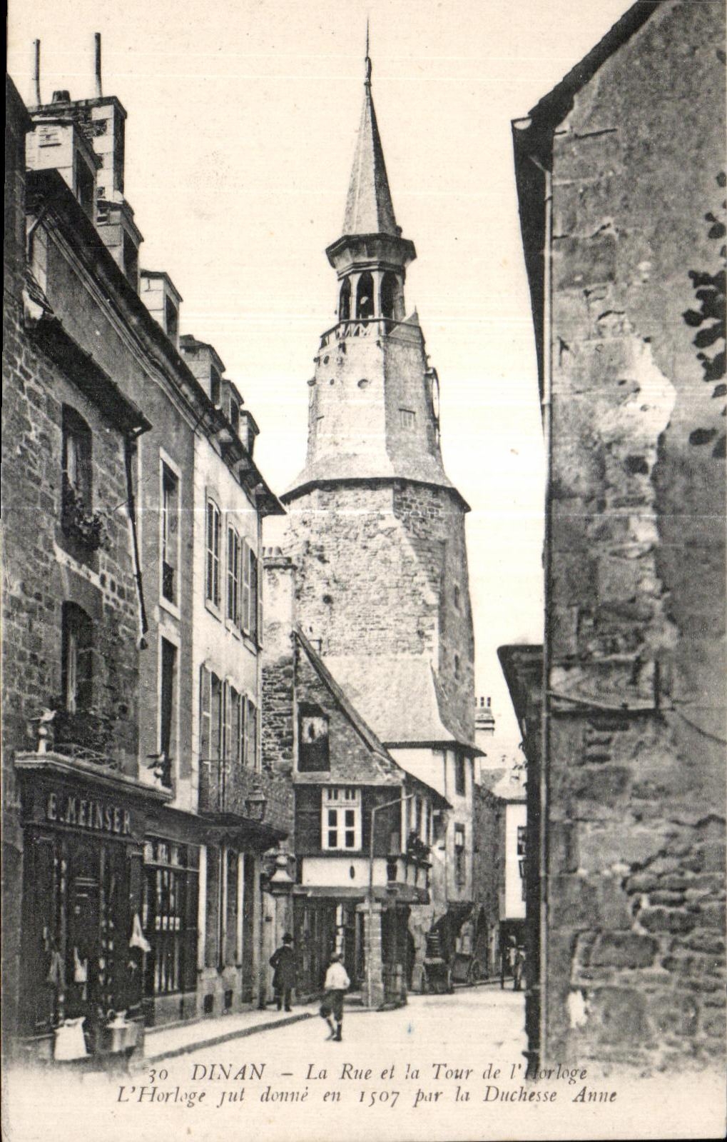 CPA Dinan the Street and the Tower of Clock