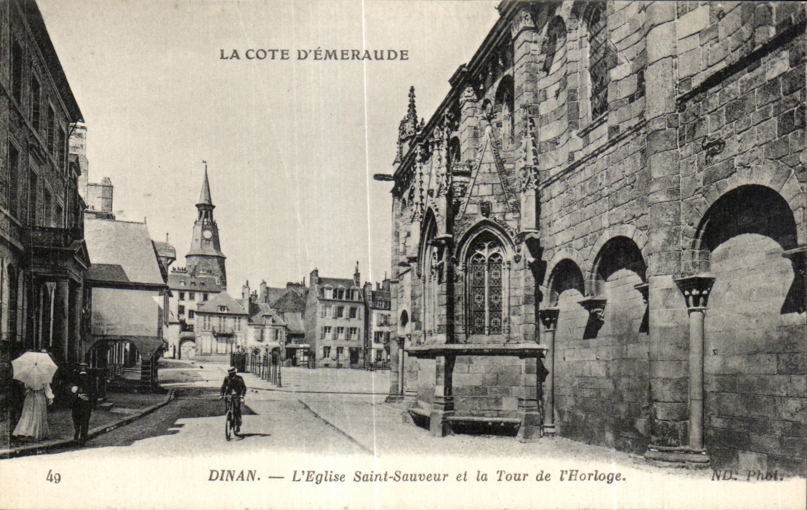 CPA Dinan Church Saint Saver and the Tower of Clock