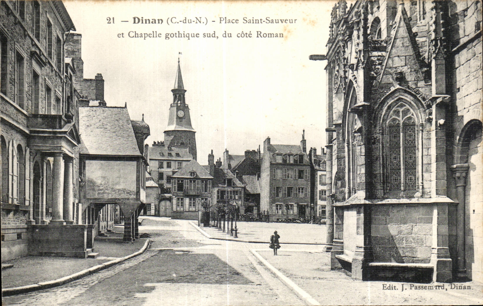 CPA Dinan Saint Places Saver and southern Gothic Vault of the Roman dimension