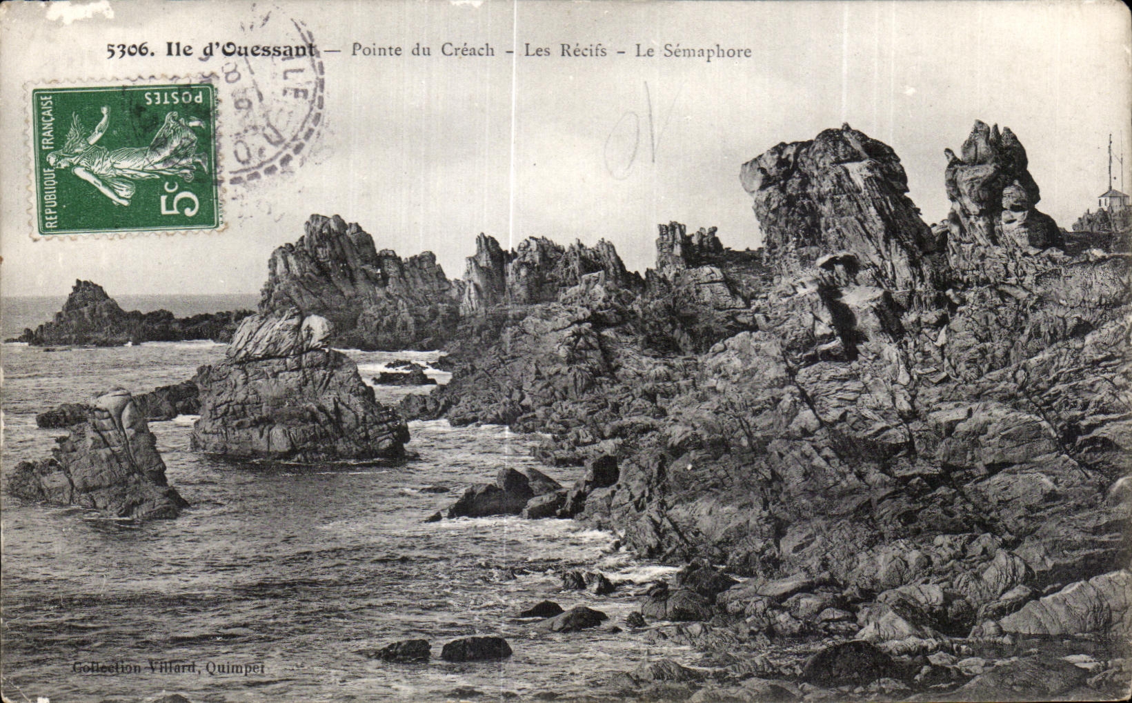 CPA Ile Ushant Points of Creach Recifs Le Semaphore