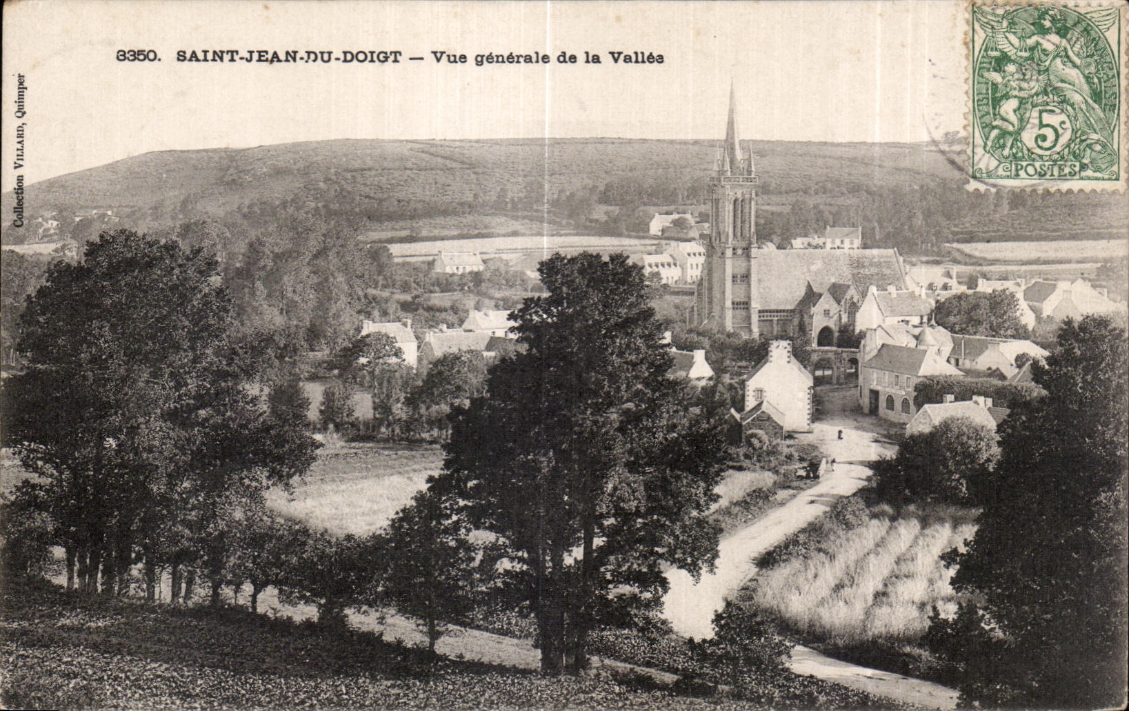 CPA Saint Jean Of the Finger View of the Valley