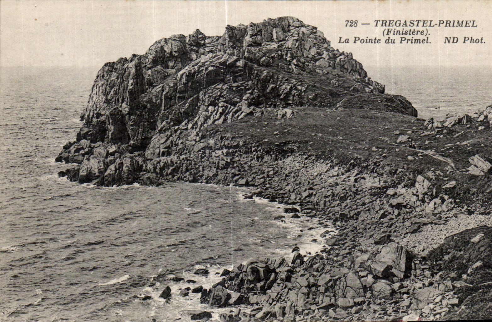 CPA Tregastel Primel (Finistere) the Point of Primel