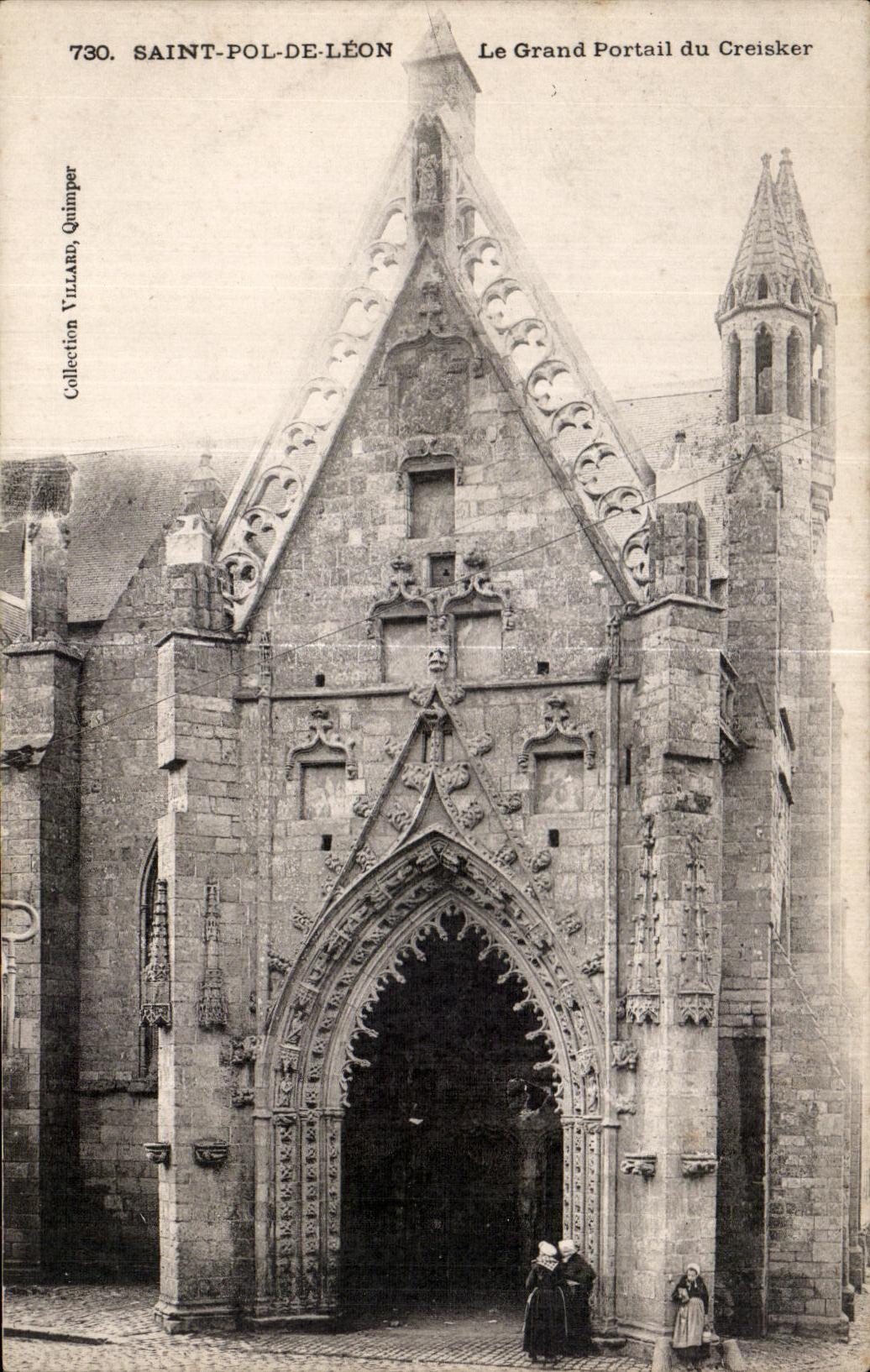 CPA Saint pol Of Leon Le Large Gate of Creisker