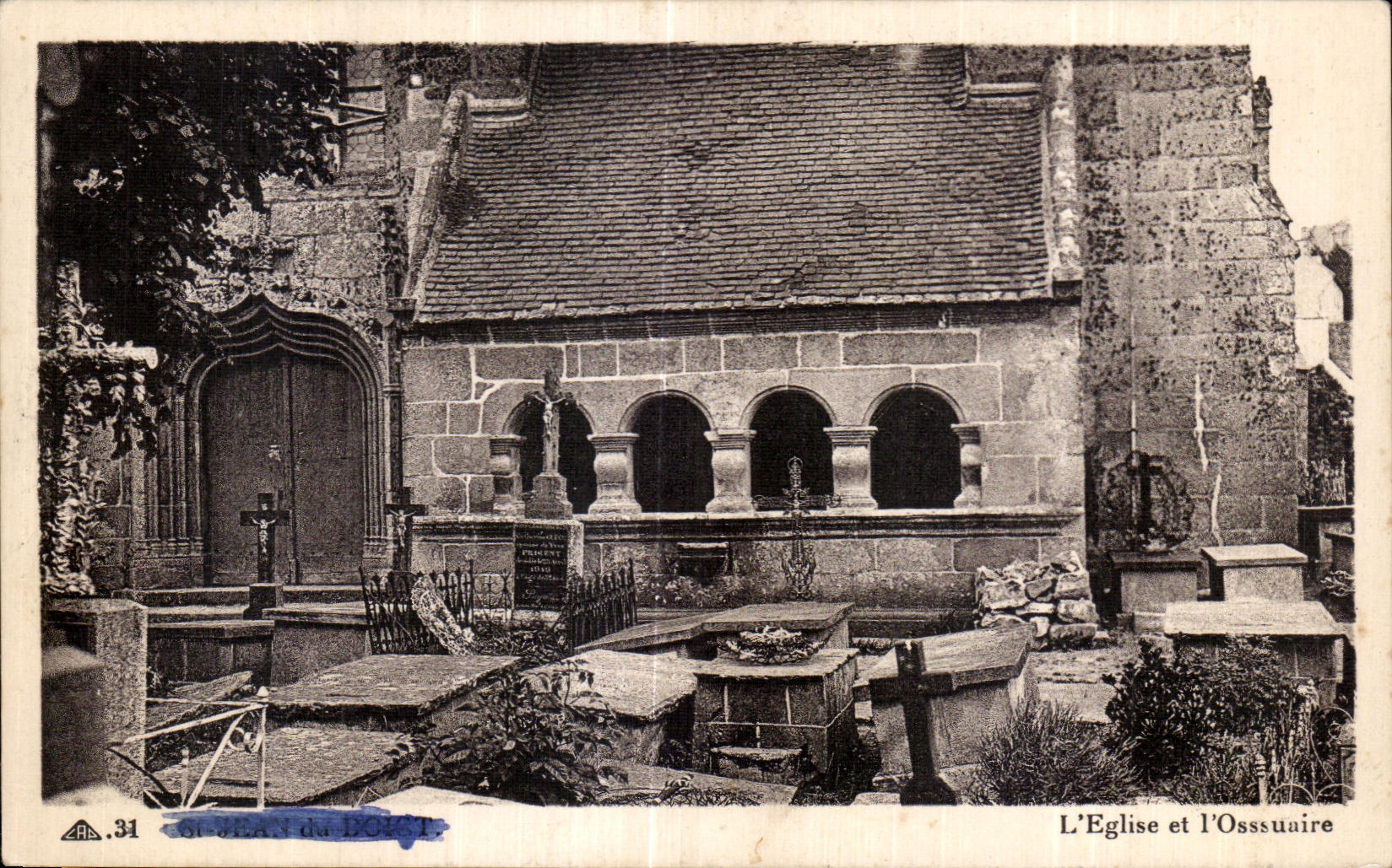 CPA Saint Jean of the Finger Church and I Ossuary