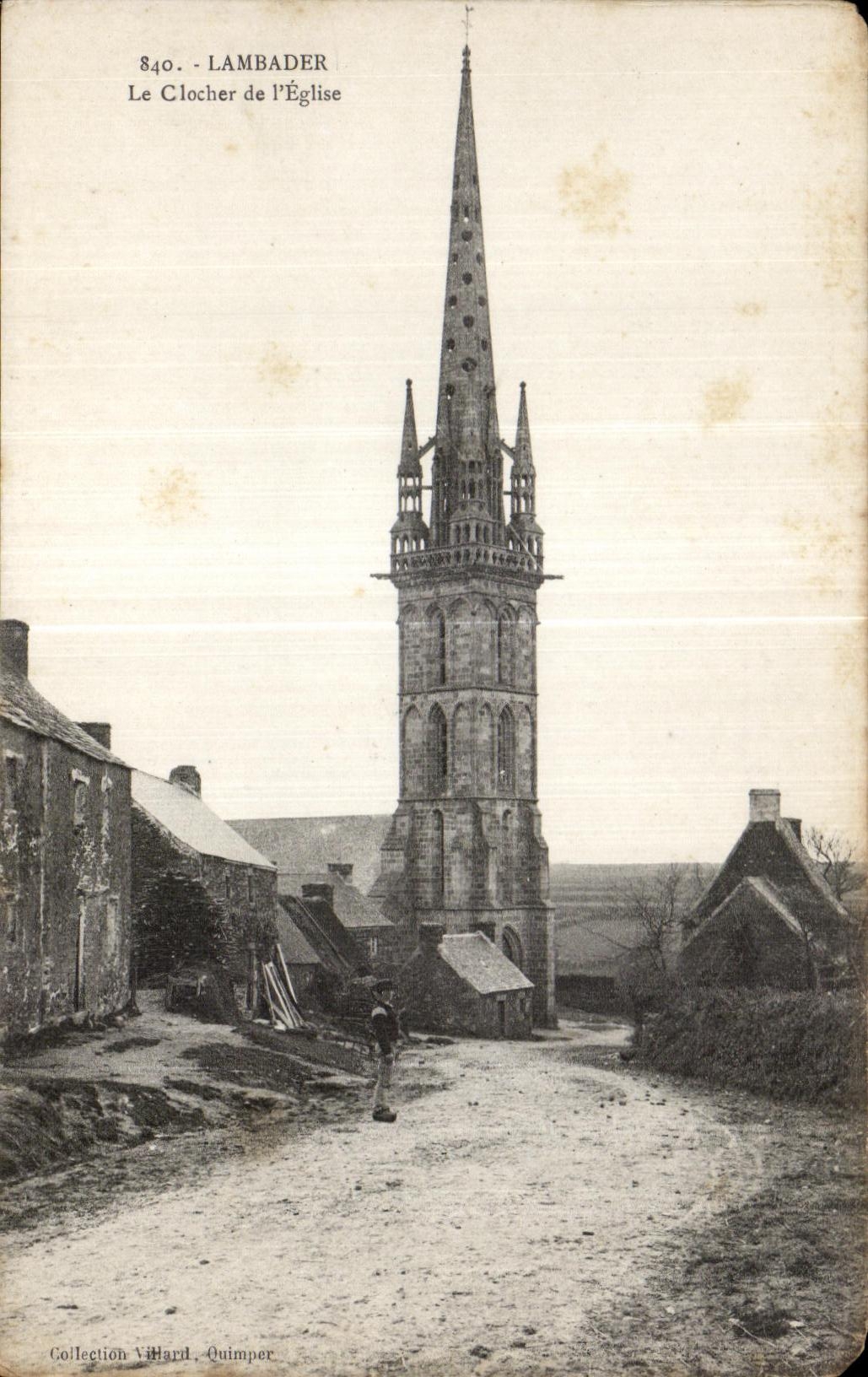 CPA Lambader Le Bell-tower of I Church