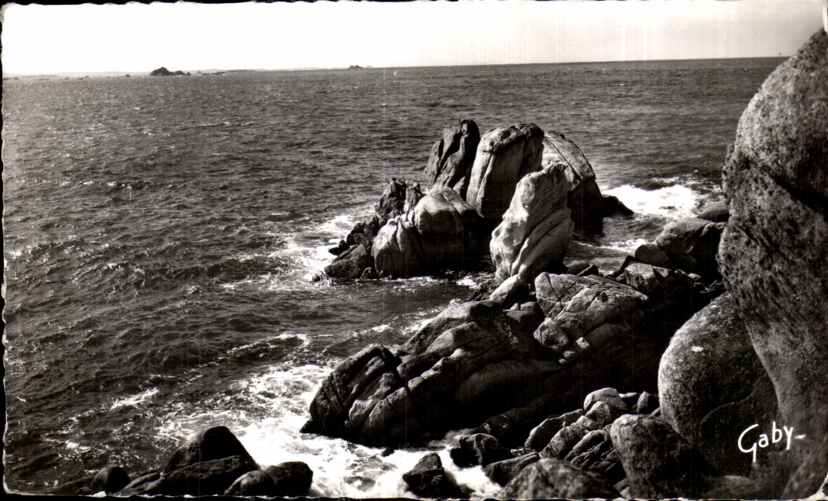 CPA Saint Samson en Plougasnou (Finistere) Rocher des Dunes