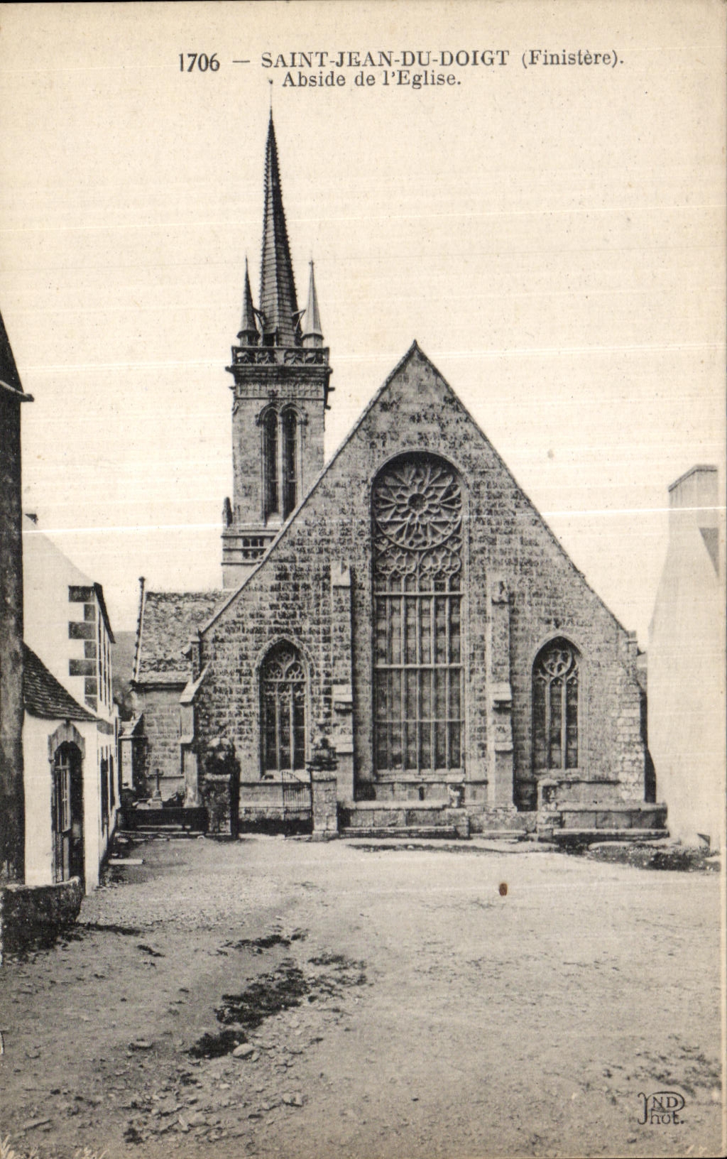 CPA Saint Jean Of the Finger (Finistere) Apse of I Church