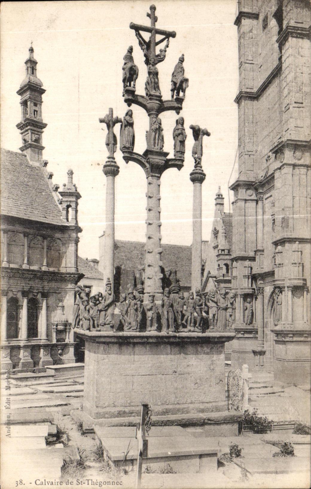 CPA Calvaire de St Thegonnec