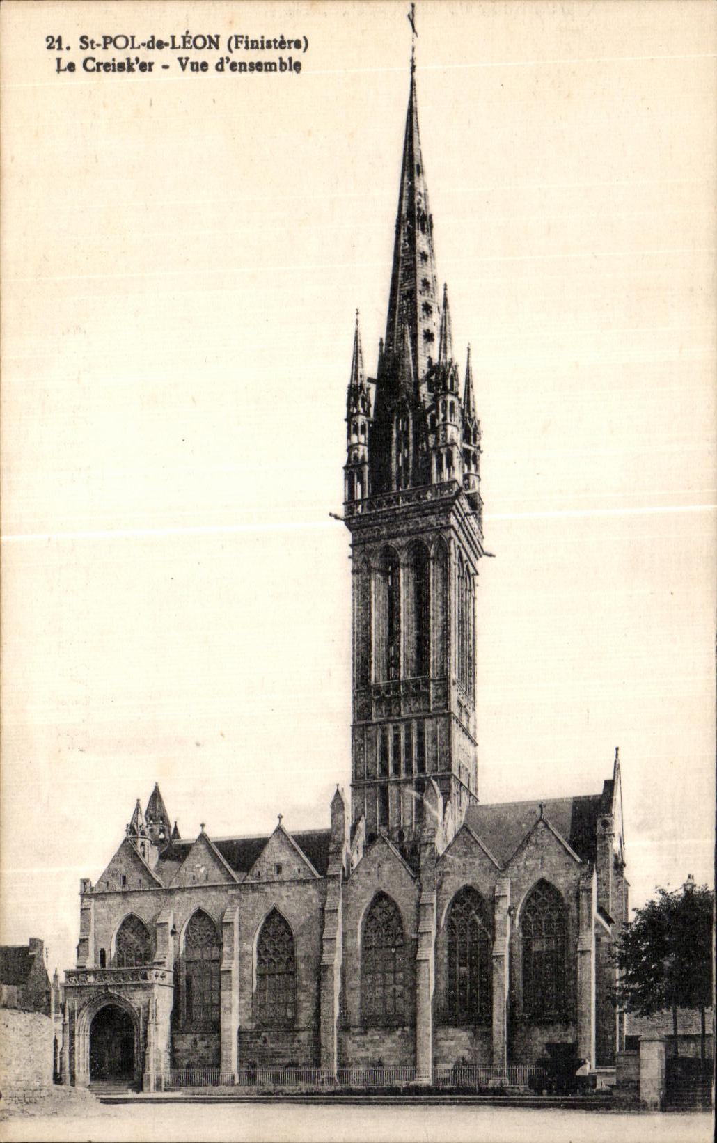 CPA St pol of Leon (Finistere) Creisk er Seen together