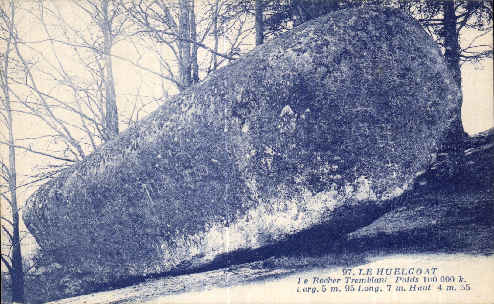 CPA Huelgoat Le Rock Trembling Weight