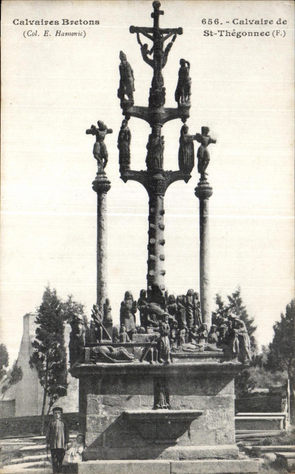CPA Calvaires Bretons Calvaire de St Thegonnec