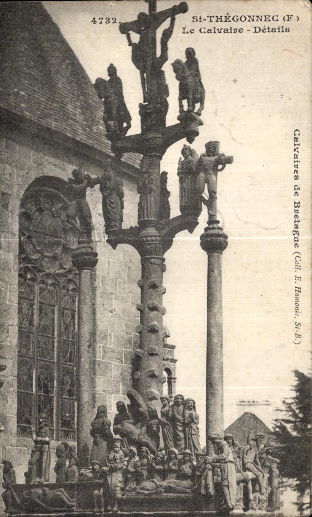 CPA St Thegonnec Le Calvaire Details