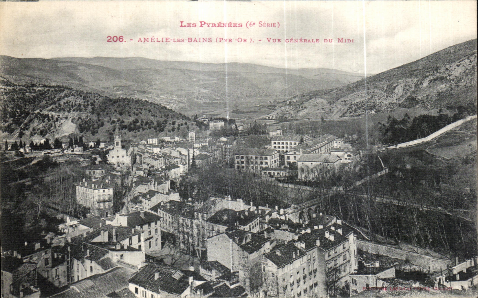 CPA Amelie Les Bains View Of the South