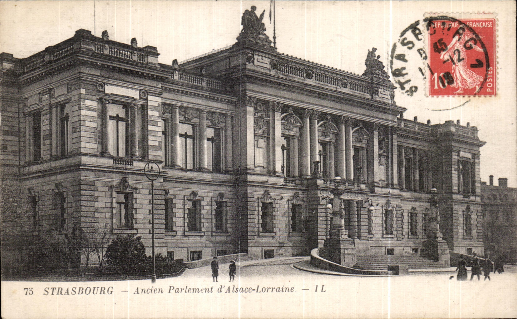 CPA Strasbourg Old Parliament Lorraine Alsace