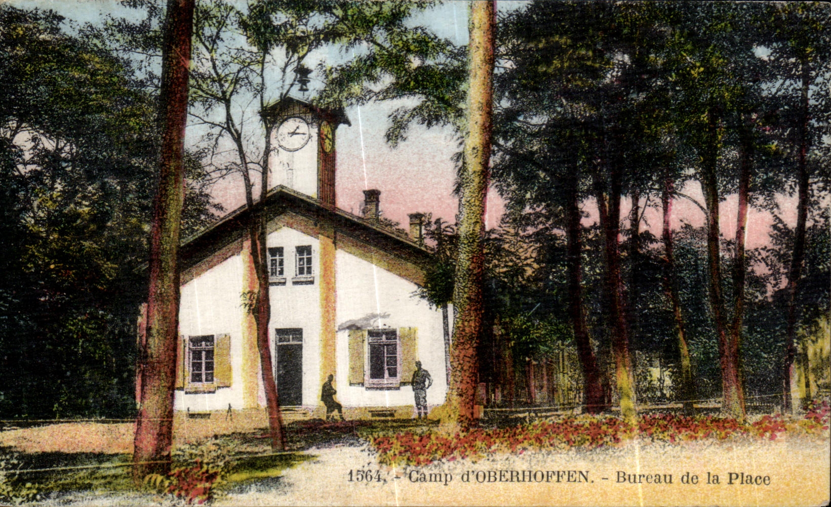 CPA Camp Oberhoffen Office of the Militaria Place