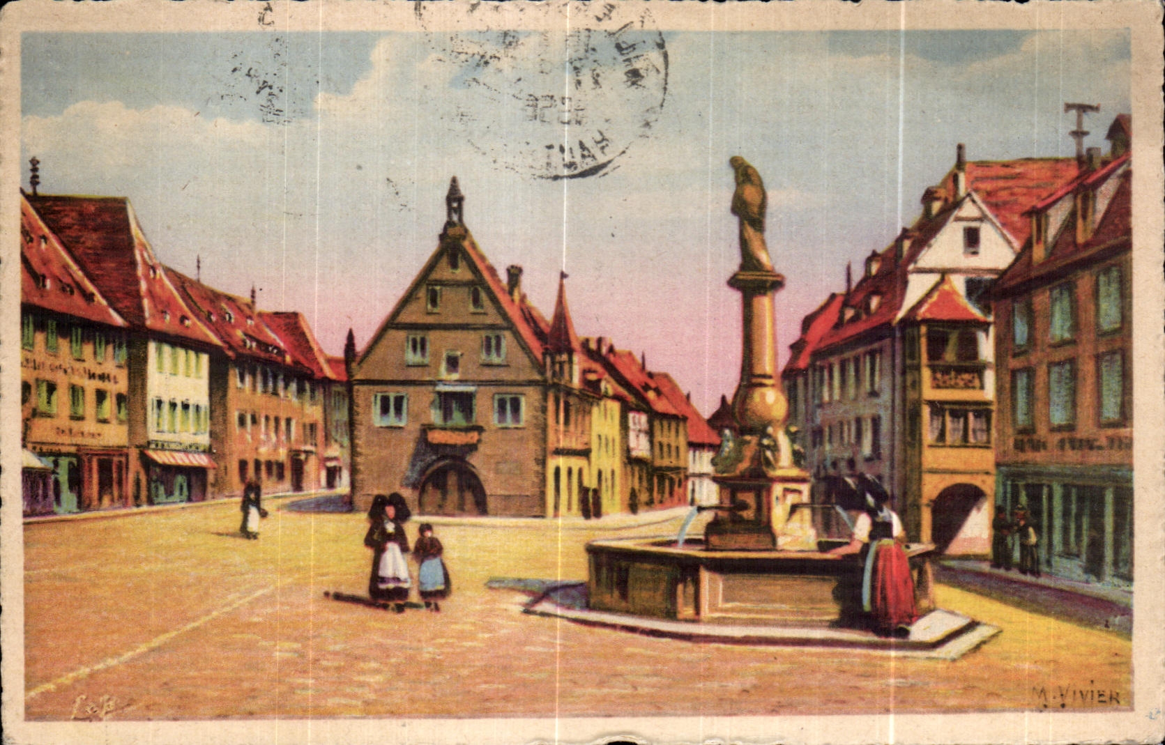 CPA Alsace Picturesque Obernai