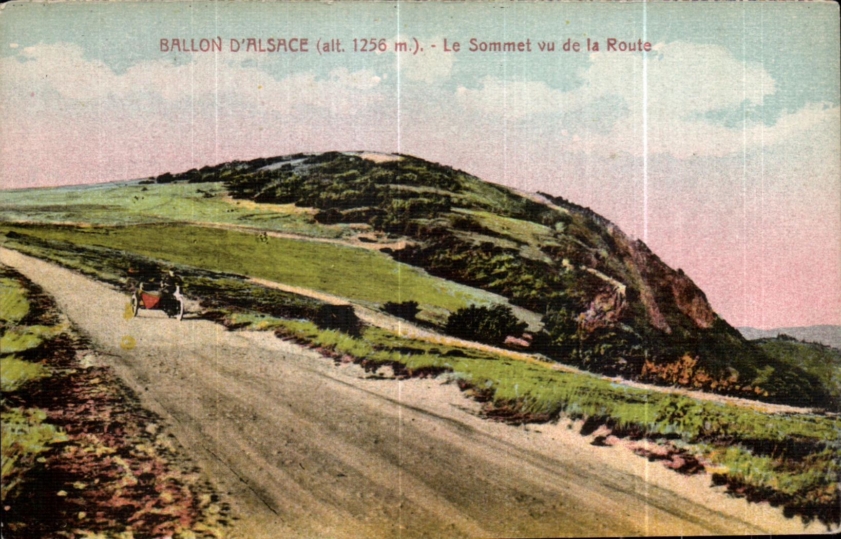CPA Balloon Alsace Le Summit seen of the Road