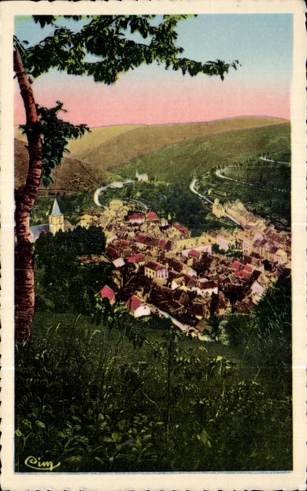 CPA Chaudesaigucs (Cantal) Altitude View Locality having water hottest Europe