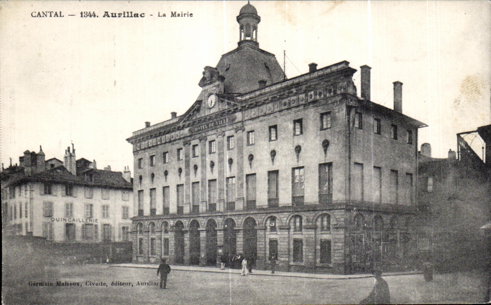 CPA Aurillac Cantal the Town hall