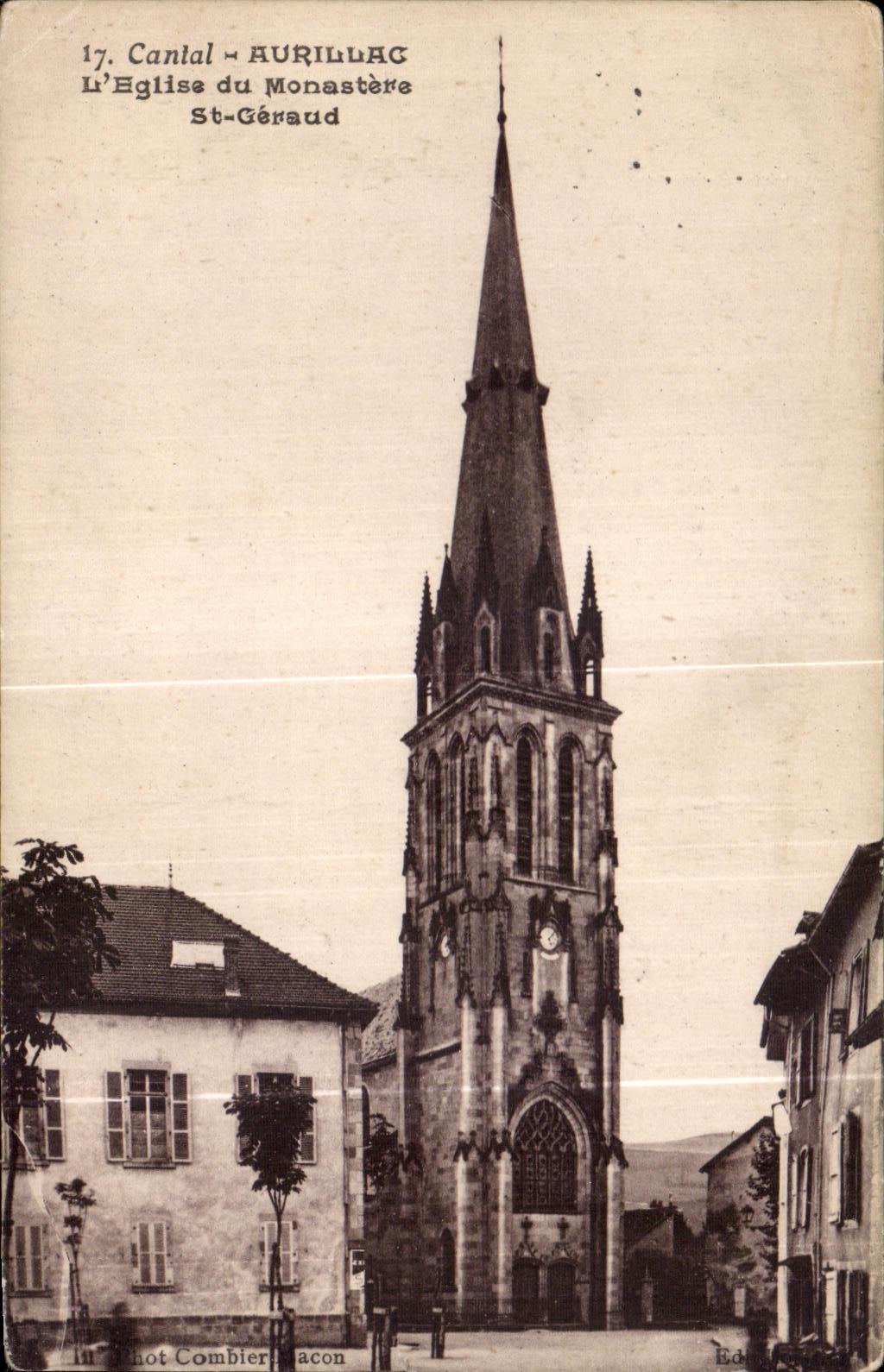 CPA Cantal Aurillac Church of the Monastery St Geraud