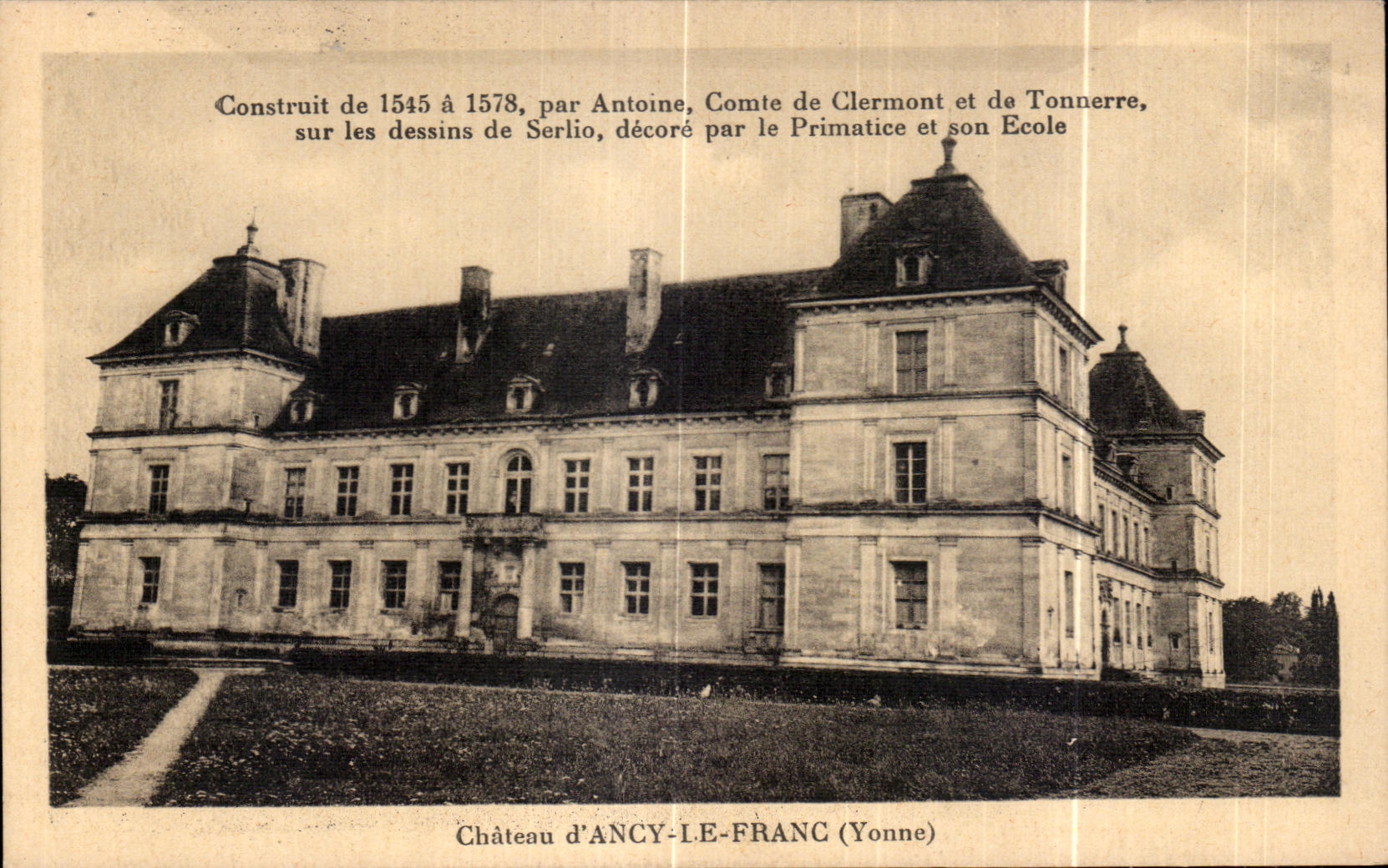 CPA Castle Ancy the built Franc of 1545 has 15par Antoine Count de Clermont and of Thunder on the drawings of Serlio