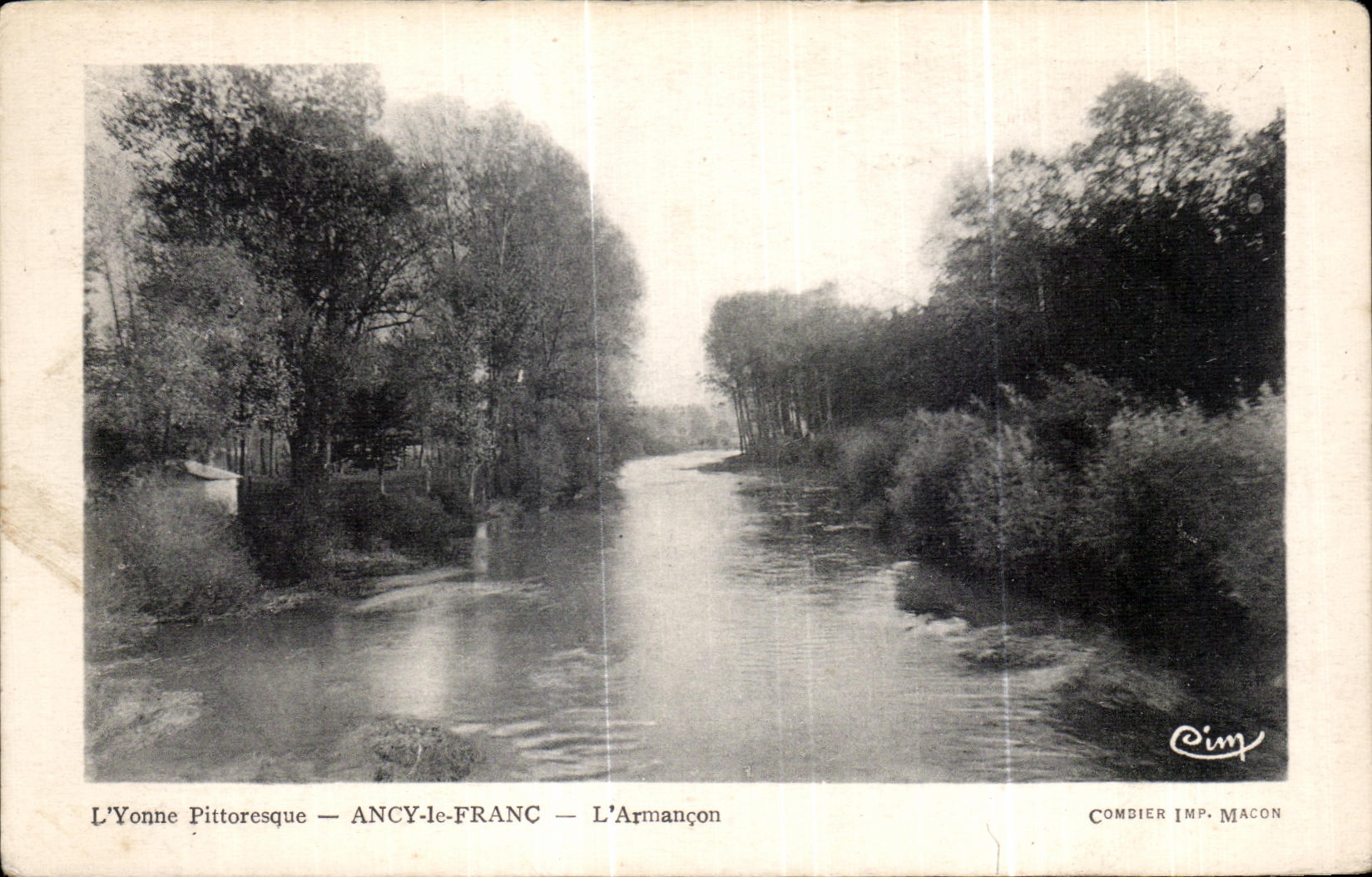 CPA L Yonne Pittoresque Ancy le Franc L Armancon