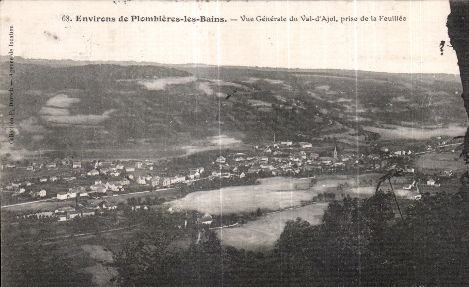 CPA Surroundings of Plombieres les Bains View of the Valley Ajol taken of Feuillee