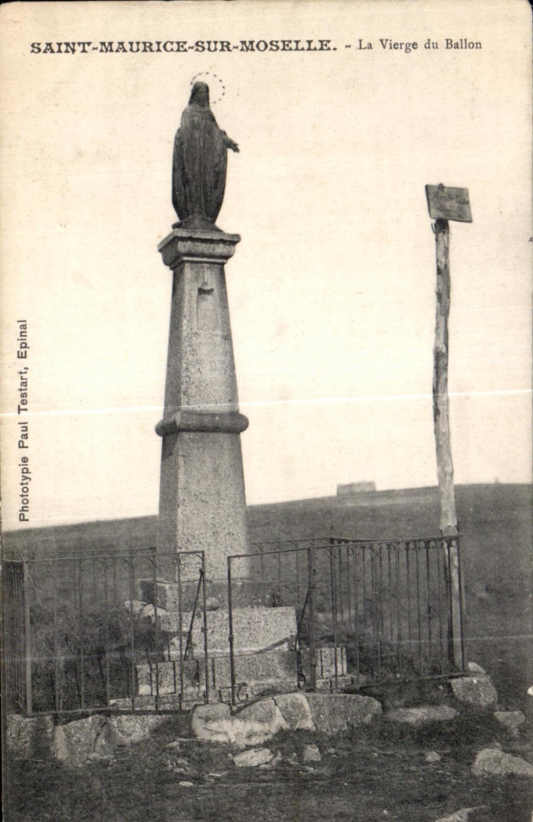 CPA Saint Maurice on the Moselle the Virgin of the Balloon