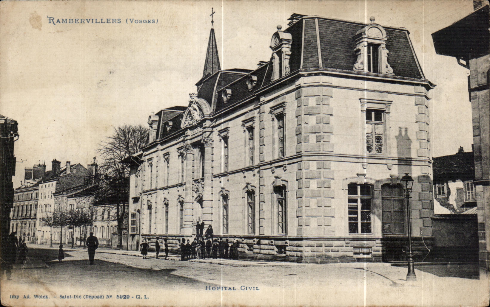 CPA Rambervillers Hopital Civil