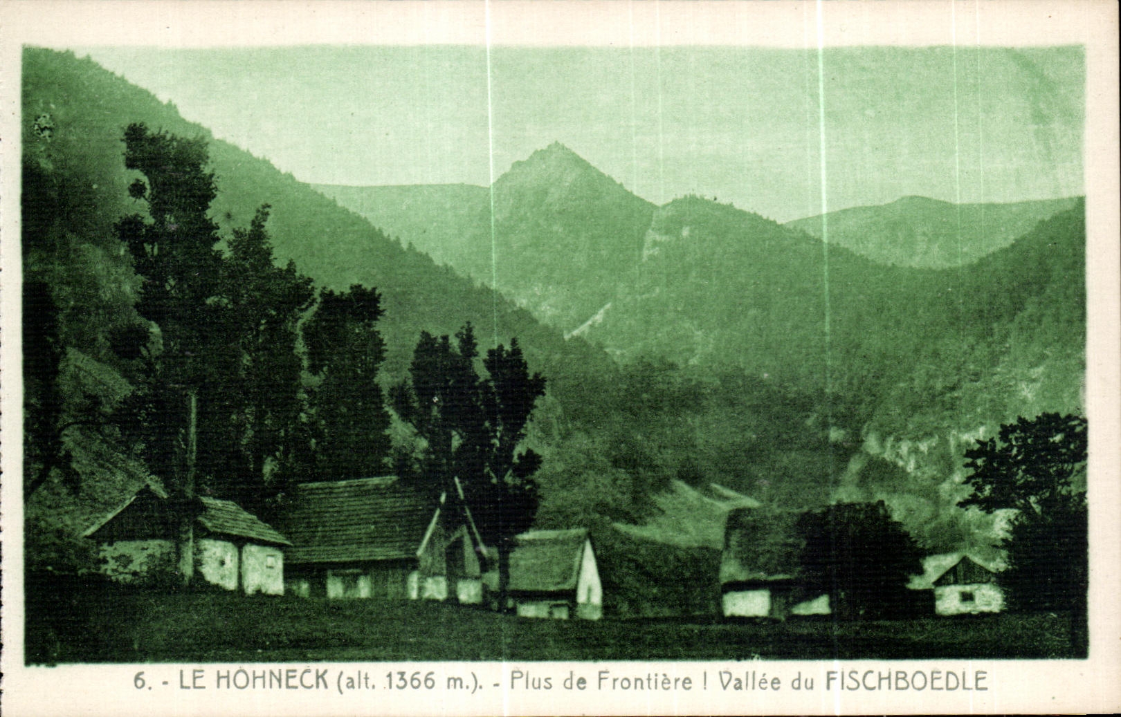 CPA Hohneck More Border Valle of Fischboedle