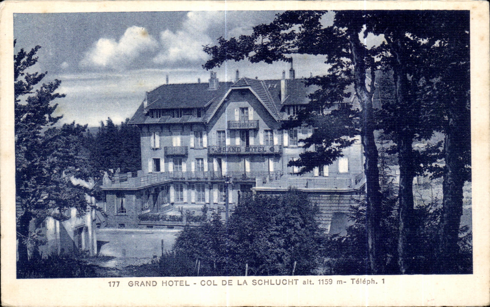 CPA Large Hotel Collar of Schlucht