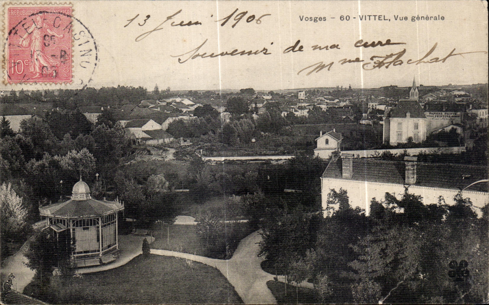 CPA Vosges Vittel Vue generale