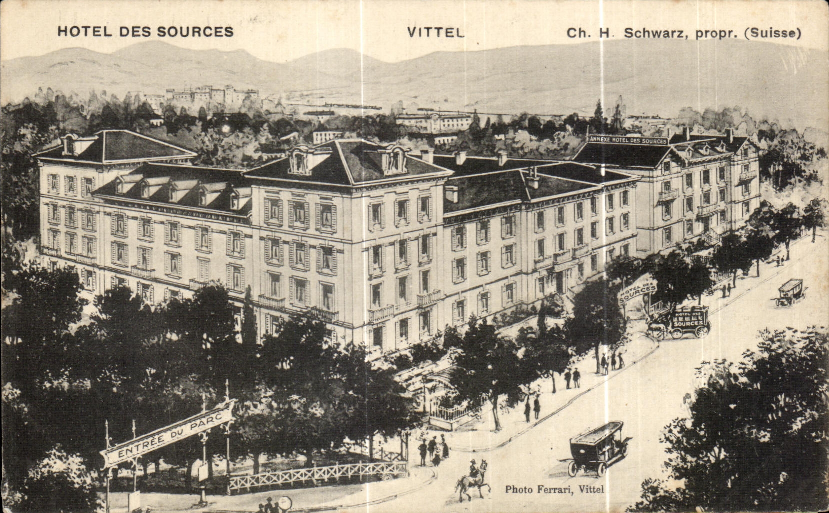 CPA Vittel Hotel Des Sources