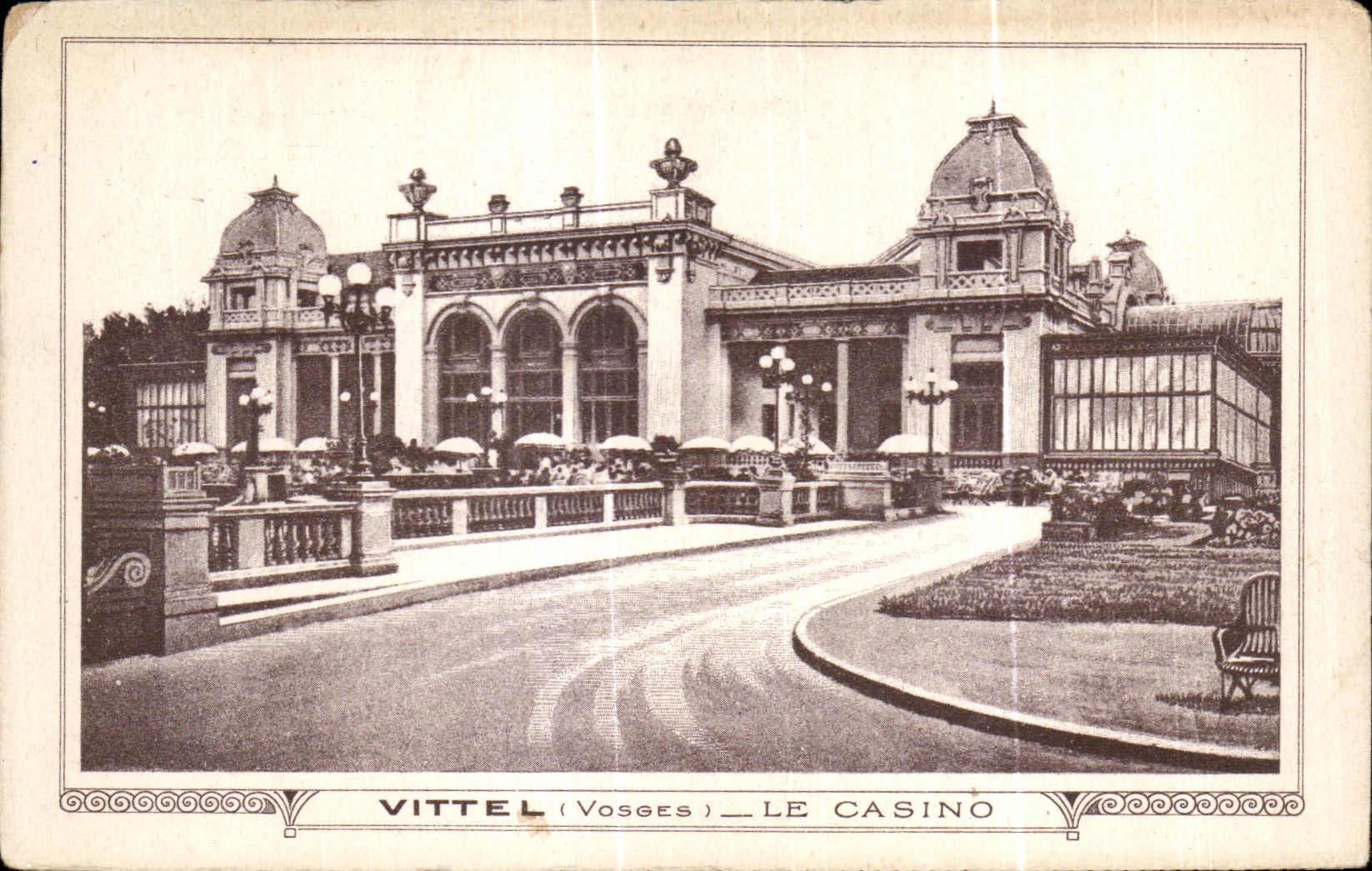 CPA Vittel (the Vosges) the Casino